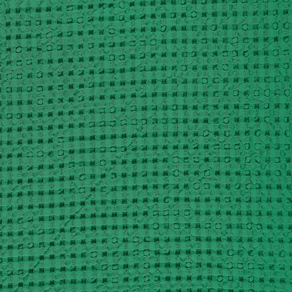 Pousada Waffle Bathroom Towels 230 by Designer Abyss & Habidecor in Emerald Green